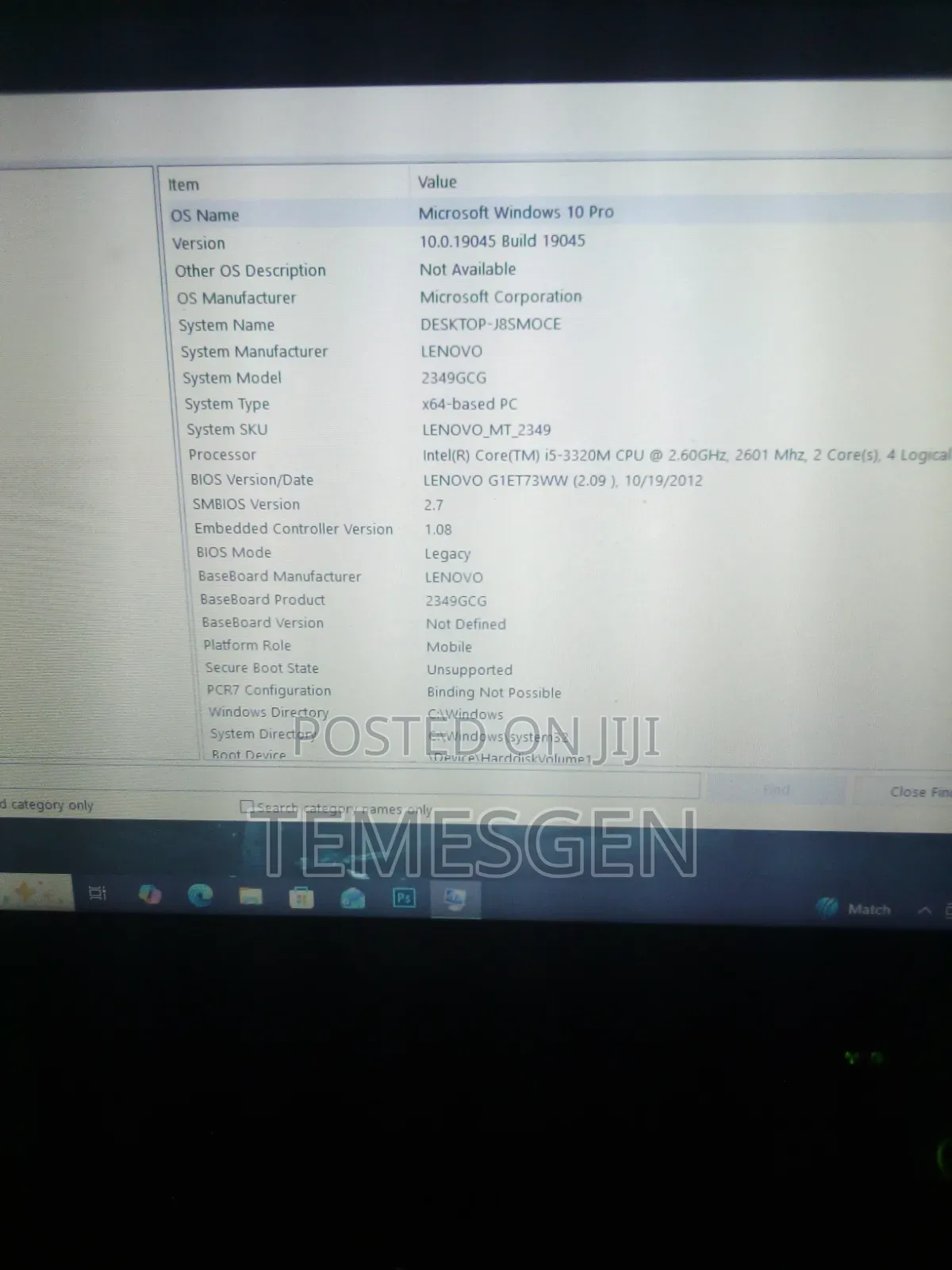 Laptop Lenovo ThinkPad T430 8GB Intel Core i5 HDD 250GB