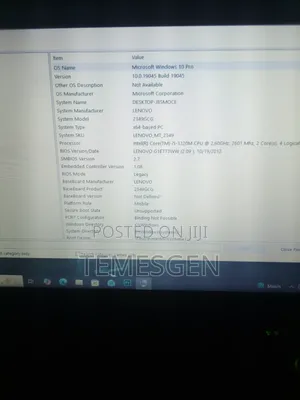 Laptop Lenovo ThinkPad T430 8GB Intel Core i5 HDD 250GB