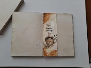 Handmade Ethiopian Coffee Journal | Hand-Painted Cover
