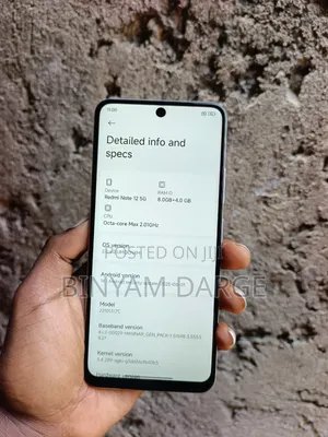 Xiaomi Redmi Note 12 5G 128 GB White
