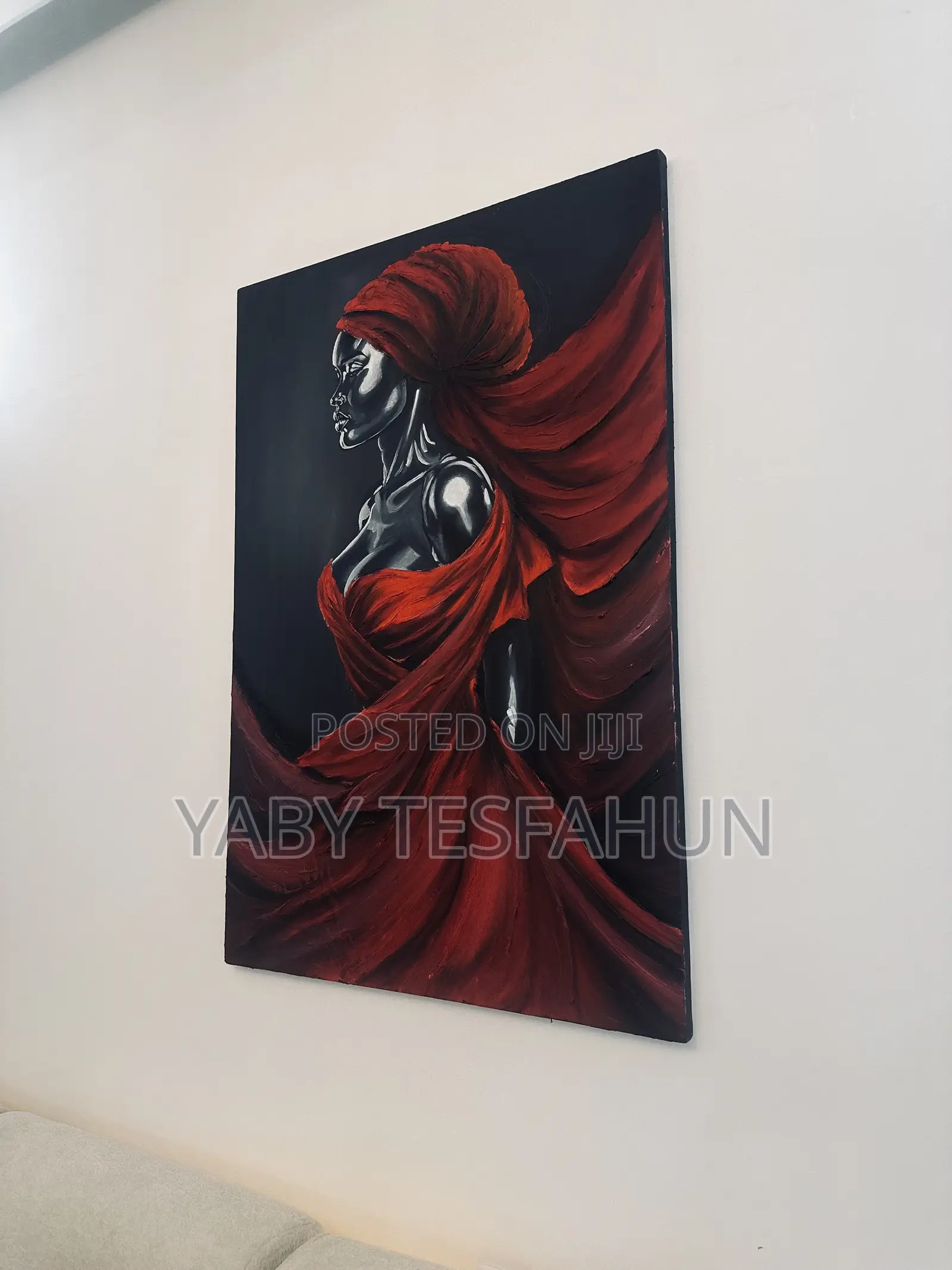 Texturized Canvas Painting