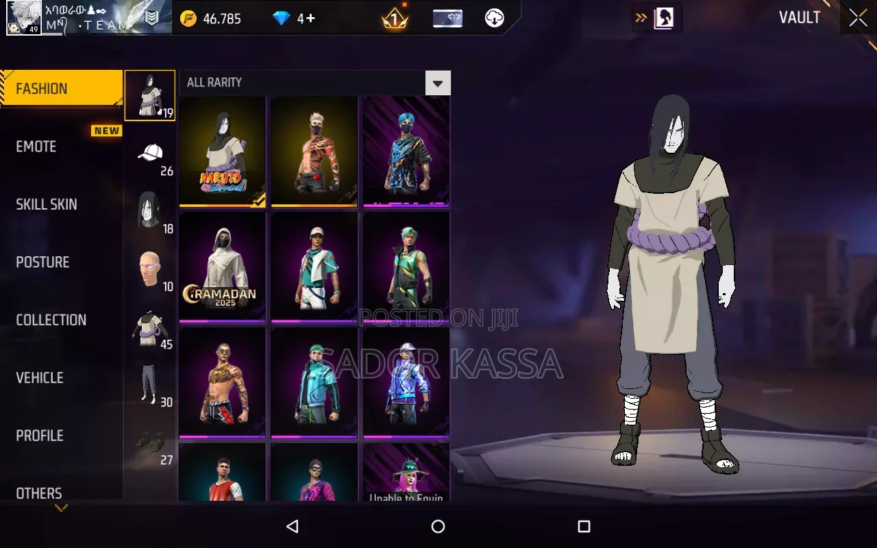 Free Fire Account