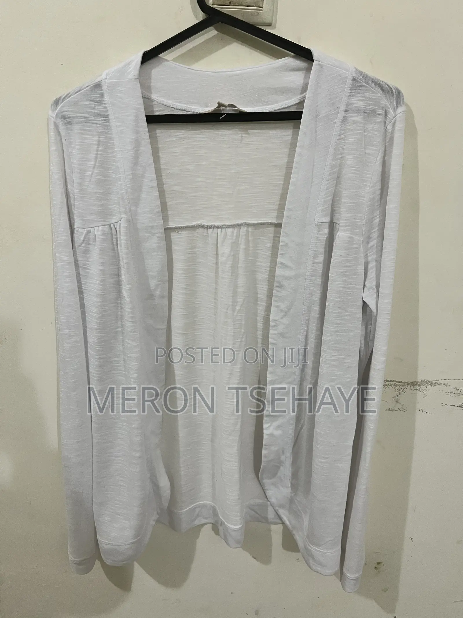 Women's White Cardigan/Gown