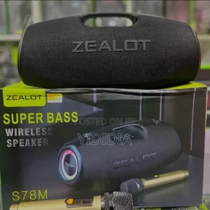 Zealot S78m 120w Karaoke Speaker + Wireless Microphones