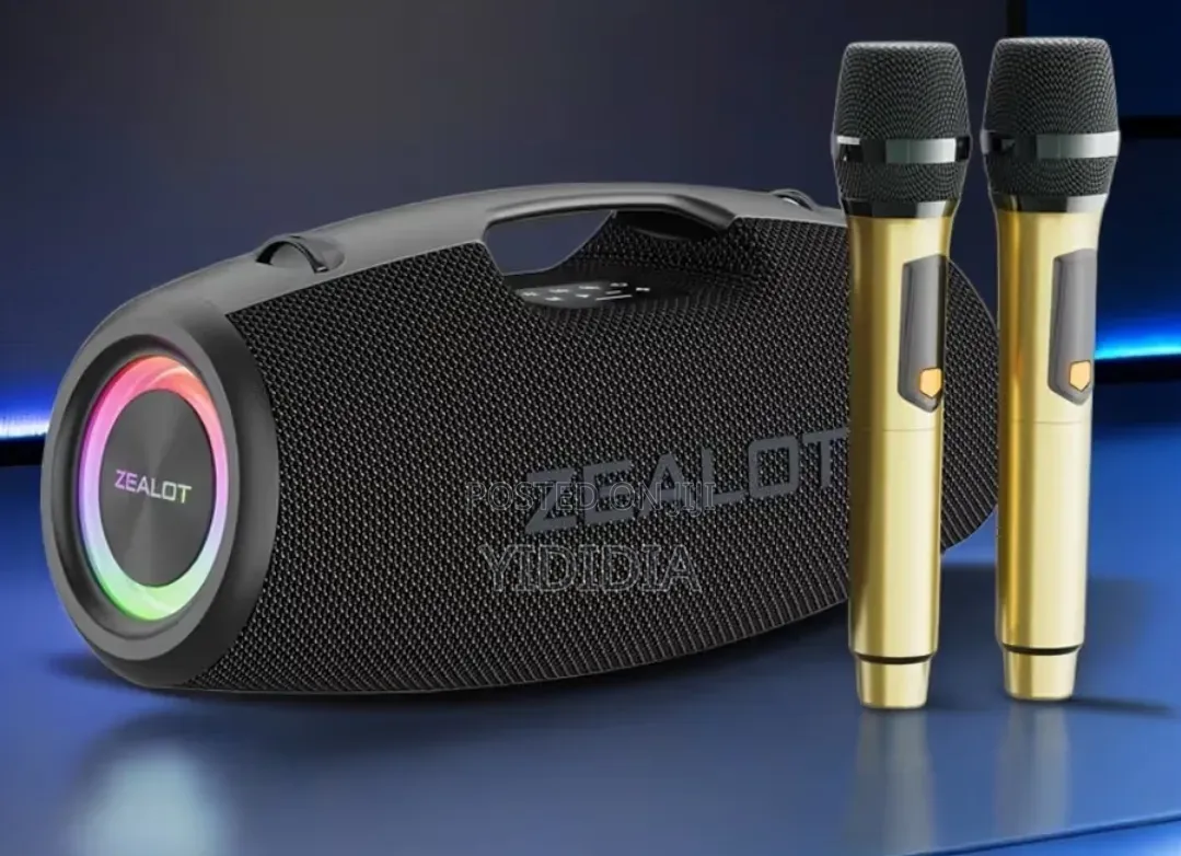 Zealot S78m 120w Karaoke Speaker + Wireless Microphones