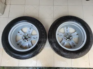 Pair of 17" OEM Toyota Alloy Wheels W/ 225/65r17 Yokohama Tires 5-Lug