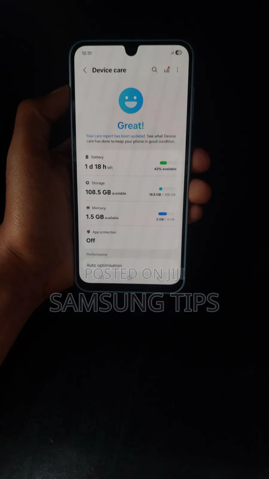 New Samsung Galaxy A17 128 GB Blue