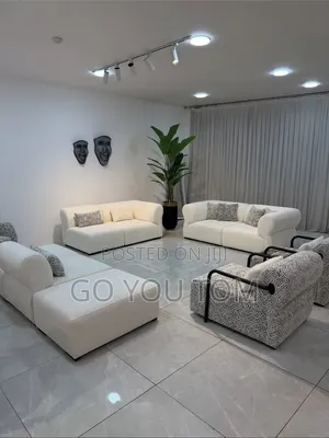L Shape and Two Single Sofa