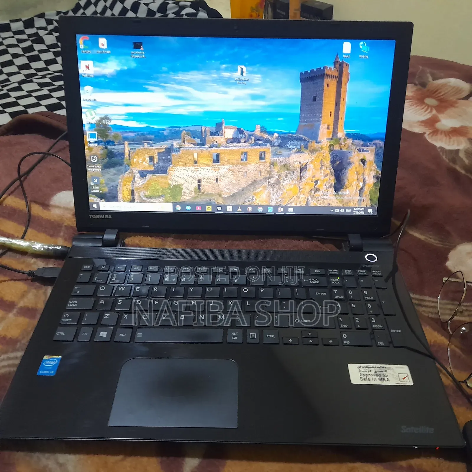 Laptop Toshiba Satellite C50 4GB Intel Core 3 HDD 500GB