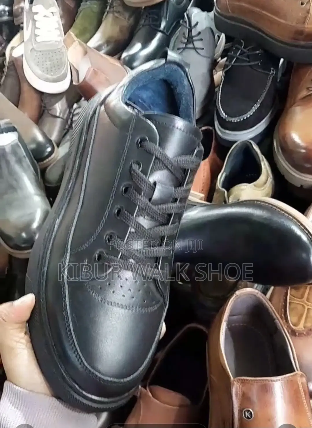 Leather Sneaker የወንዶች ጫማ