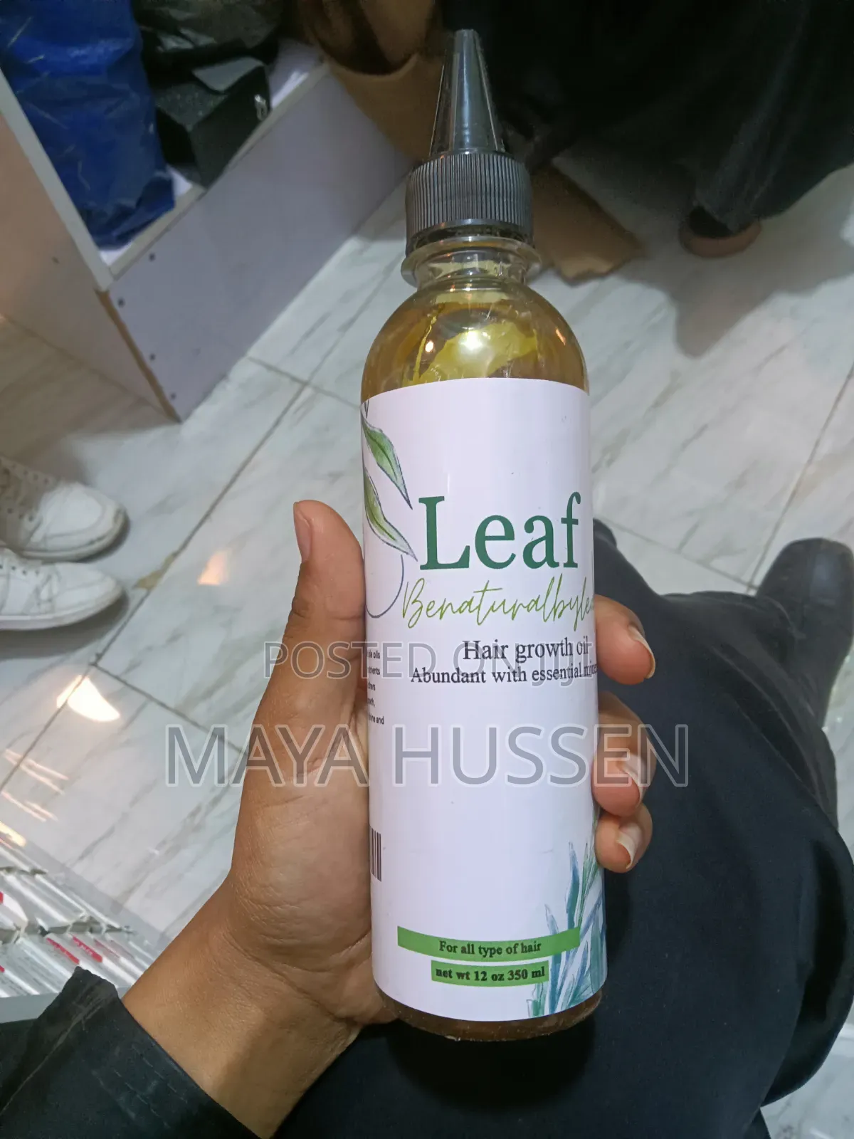 Leaf Be Natural Hair Growth Oil (350ml) -