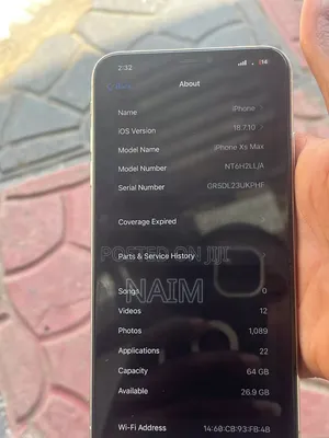 Apple iPhone XS Max 64 GB White