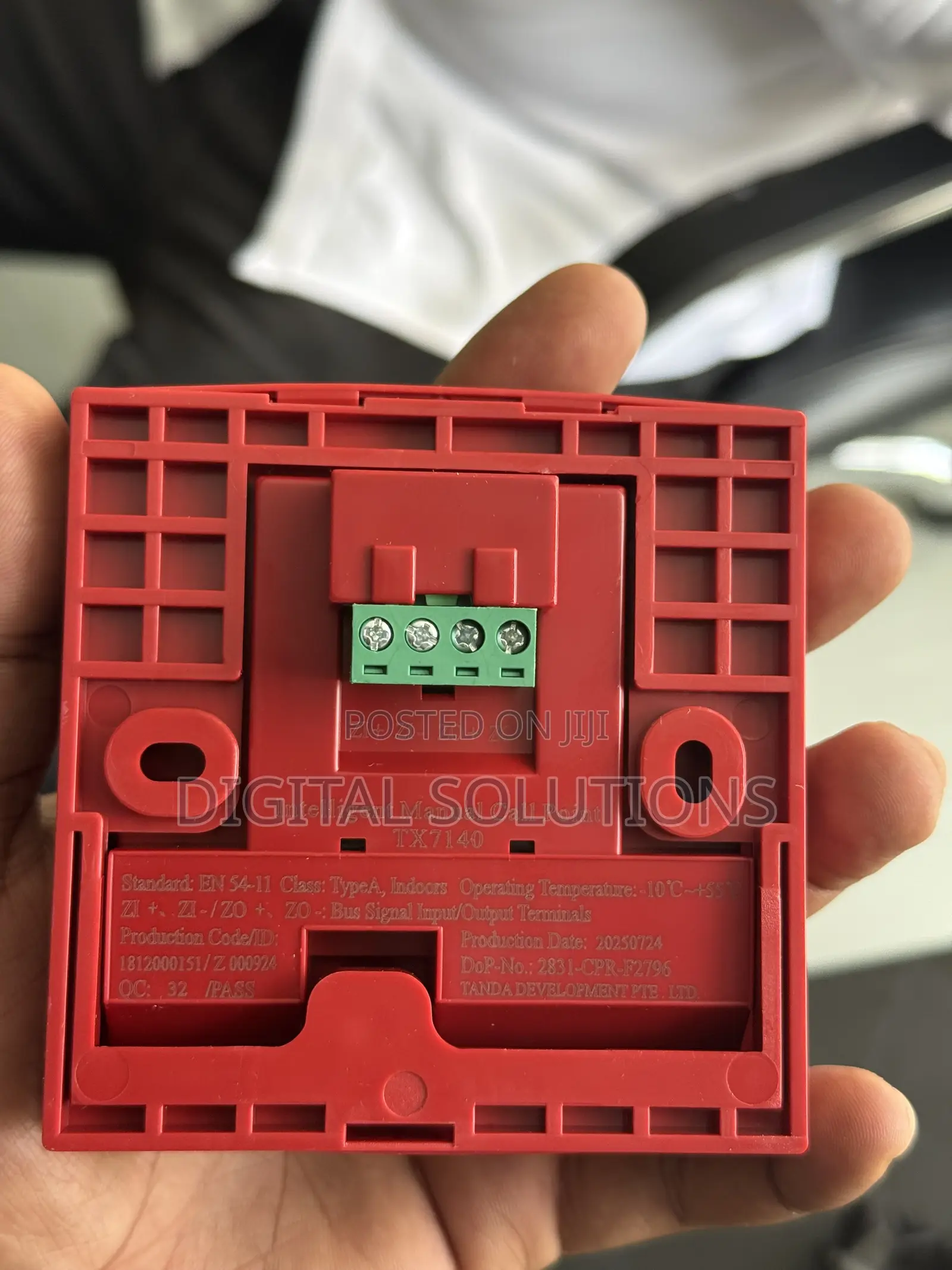Tanda TX7140 Addressable Manual Call Point for Fire Alarm System