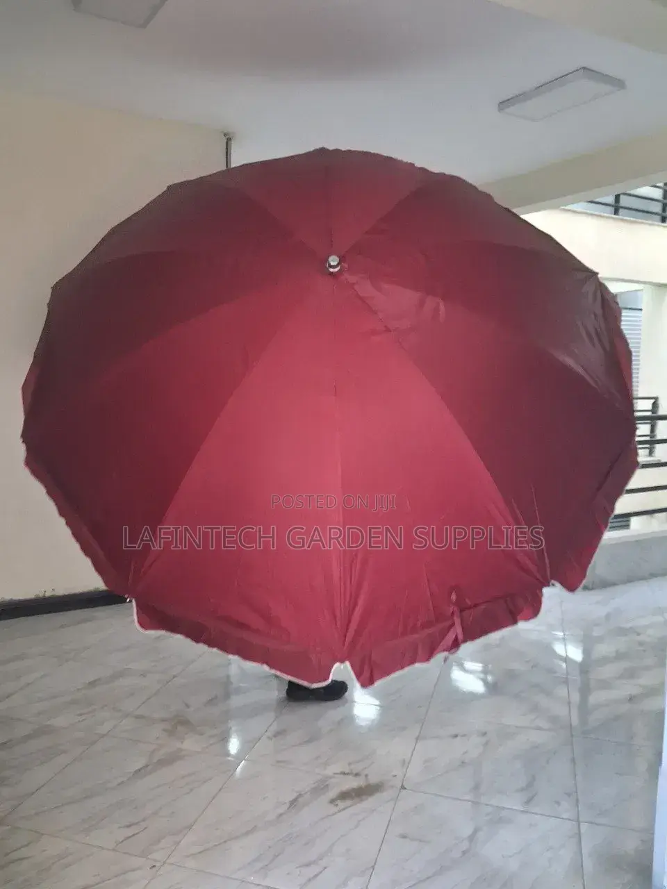 Garden Umbrella With Stand (Double 3m×3m), ደብል ጥላ ከነ መቆምያው