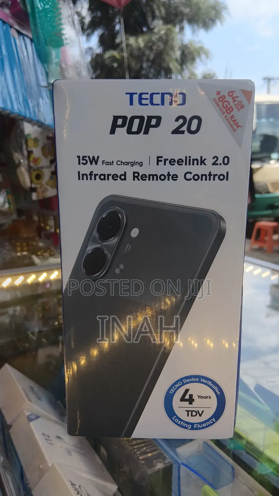 New Tecno Pop 20 64 GB Black