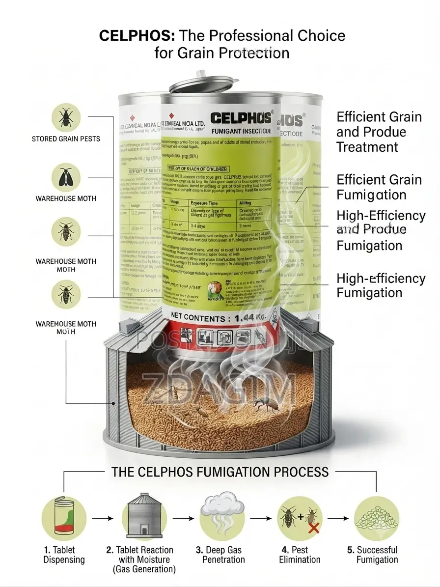 Celphos Aluminum Phosphide (56%) Fumigant Insecticide