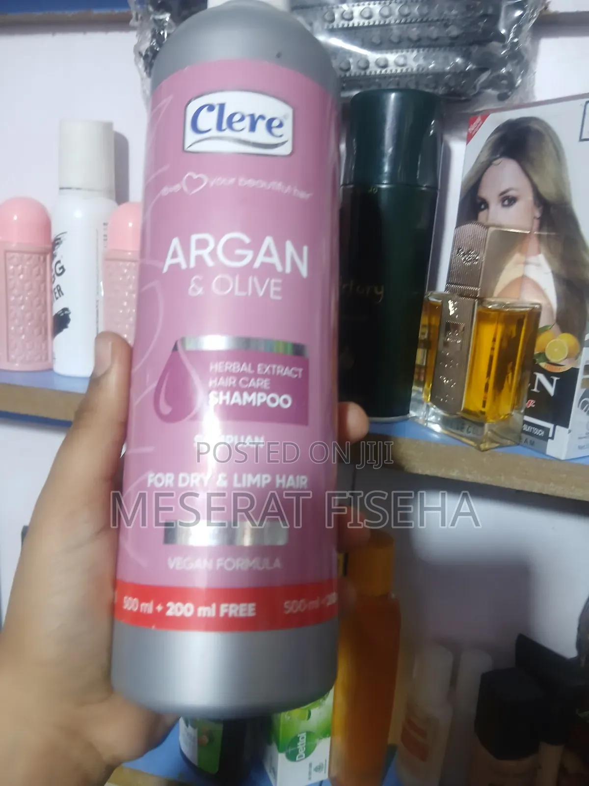 Clere Shampo Argan and Jojoba