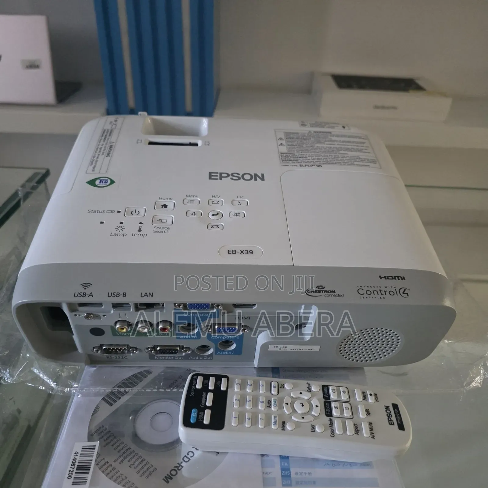 EPSON Projector Model Name: EB-x39 Hardware Interface: VGA, USB,