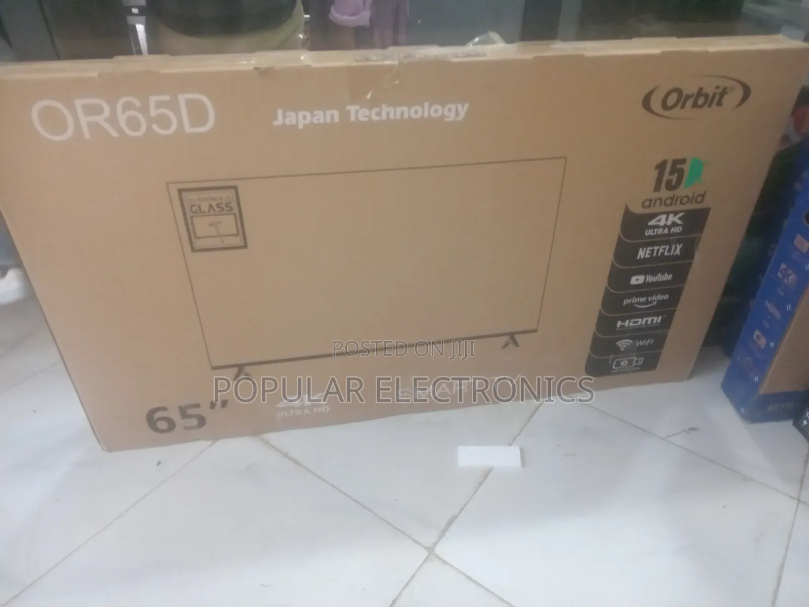 Orbit TV 65inch Smart Android TV