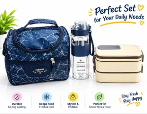 Lunch Box, Water Bottle and Lunch Bag