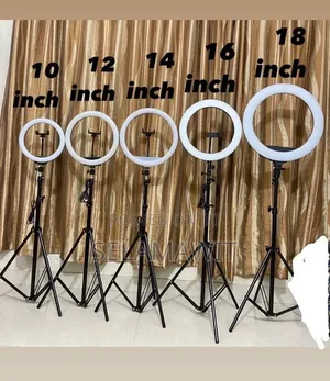 LED Ring Lights With Adjustable Tripod Stands