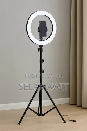 LED Ring Lights With Adjustable Tripod Stands