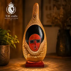 Afro Gourd Lampshade