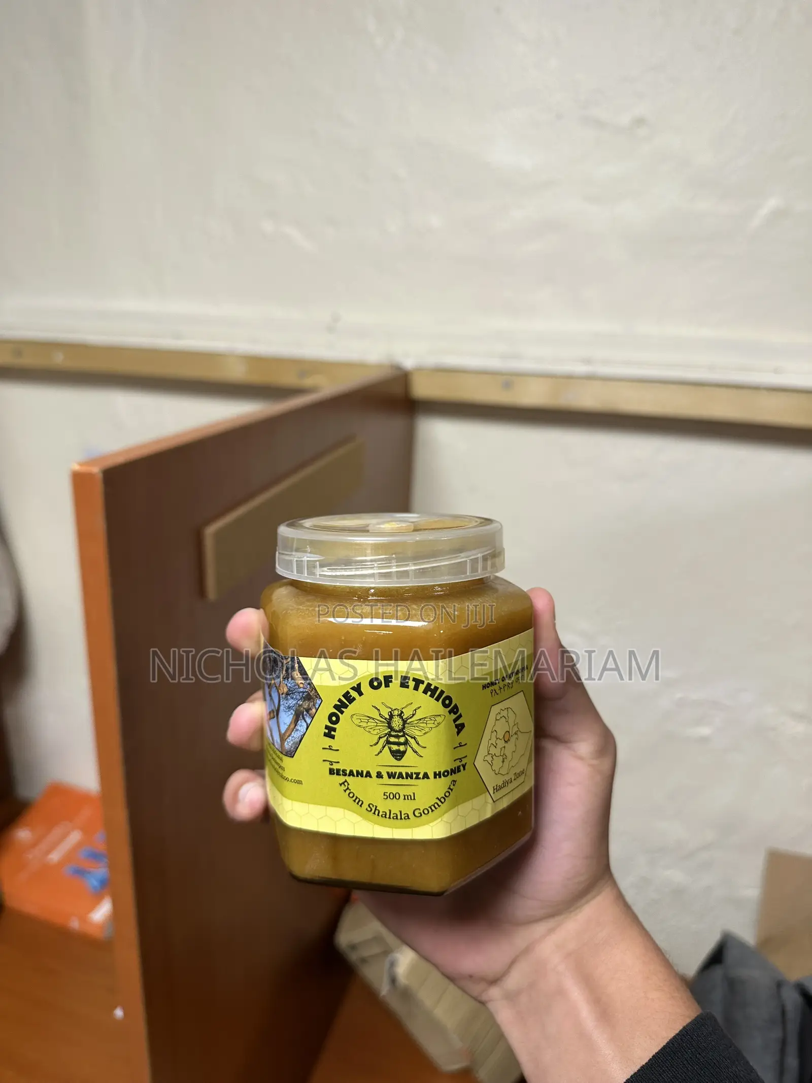 Authentic Ethiopian Raw Honey – Pure Besana Wanza Floral Honey 500ml