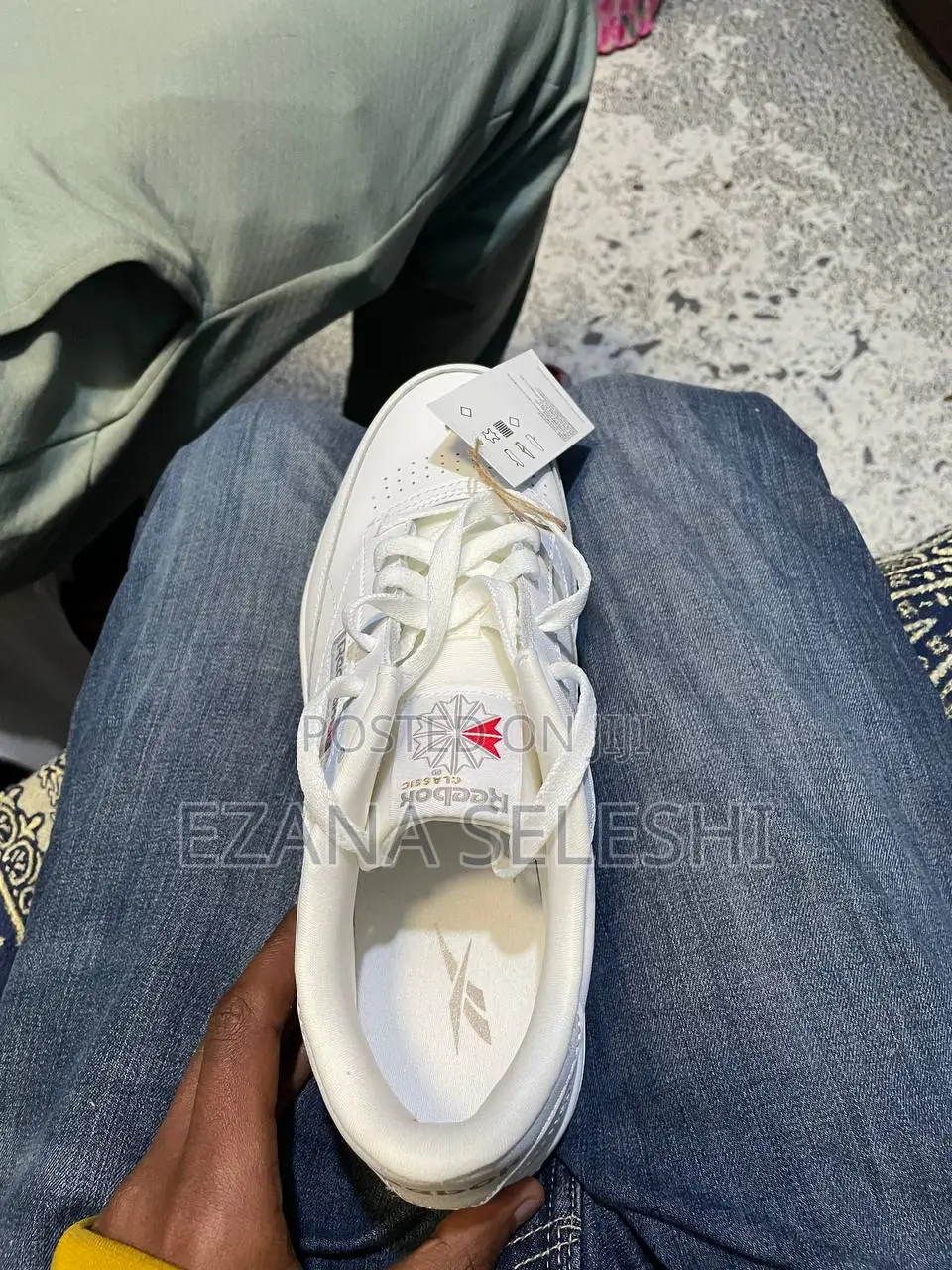 Reebok Club C Double Platform Sneakers – White / Gum Sole