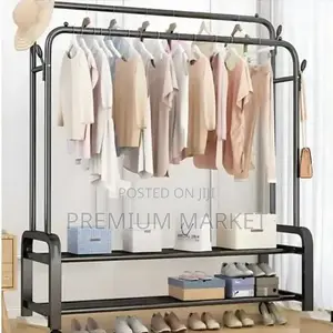 Clothe Organizer Rack Multiple Purpose የልብስ ጫማ ኮት ኮፍያ መስቀያ