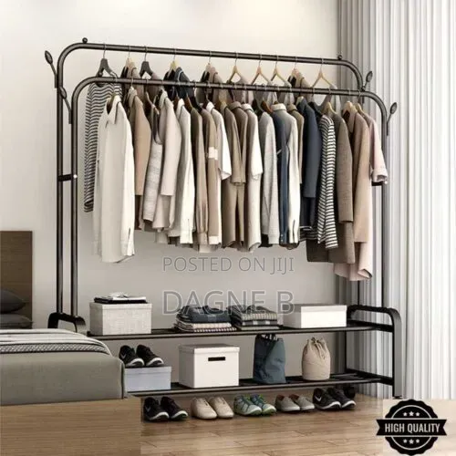 Clothe Organizer Rack Multiple Purpose የልብስ ጫማ ኮት ኮፍያ መስቀያ
