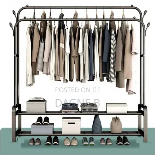 Clothe Organizer Rack Multiple Purpose የልብስ ጫማ ኮት ኮፍያ መስቀያ