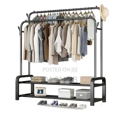 Clothe Organizer Rack Multiple Purpose የልብስ ጫማ ኮት ኮፍያ መስቀያ