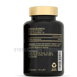 Creatine Monohydrate From England 3gm in 120 Capsule