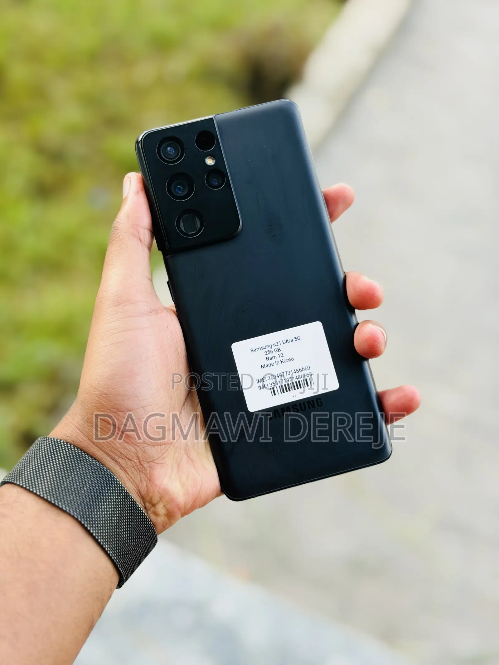 Samsung Galaxy S21 Ultra 5G 128 GB Black