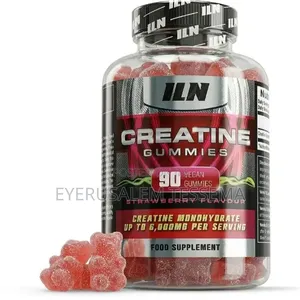 Creatine Strawberry Flavoured Gummies From England
