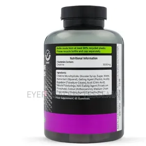 Creatine Gummies From England Lemon Flavored