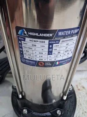 Diwetering Pump 2hp(የቆሻሻ ፓንፕ)