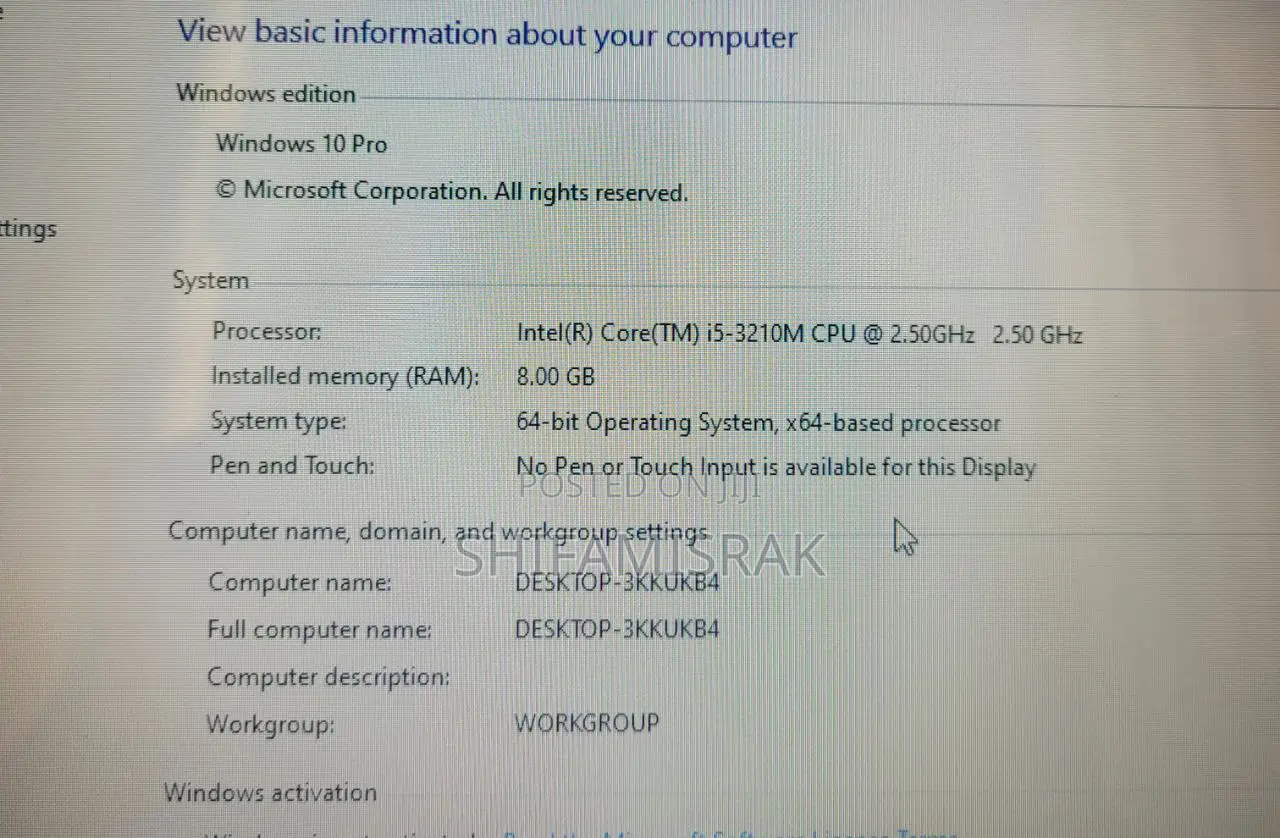 Laptop HP 8GB Intel Core i5 HDD 1T