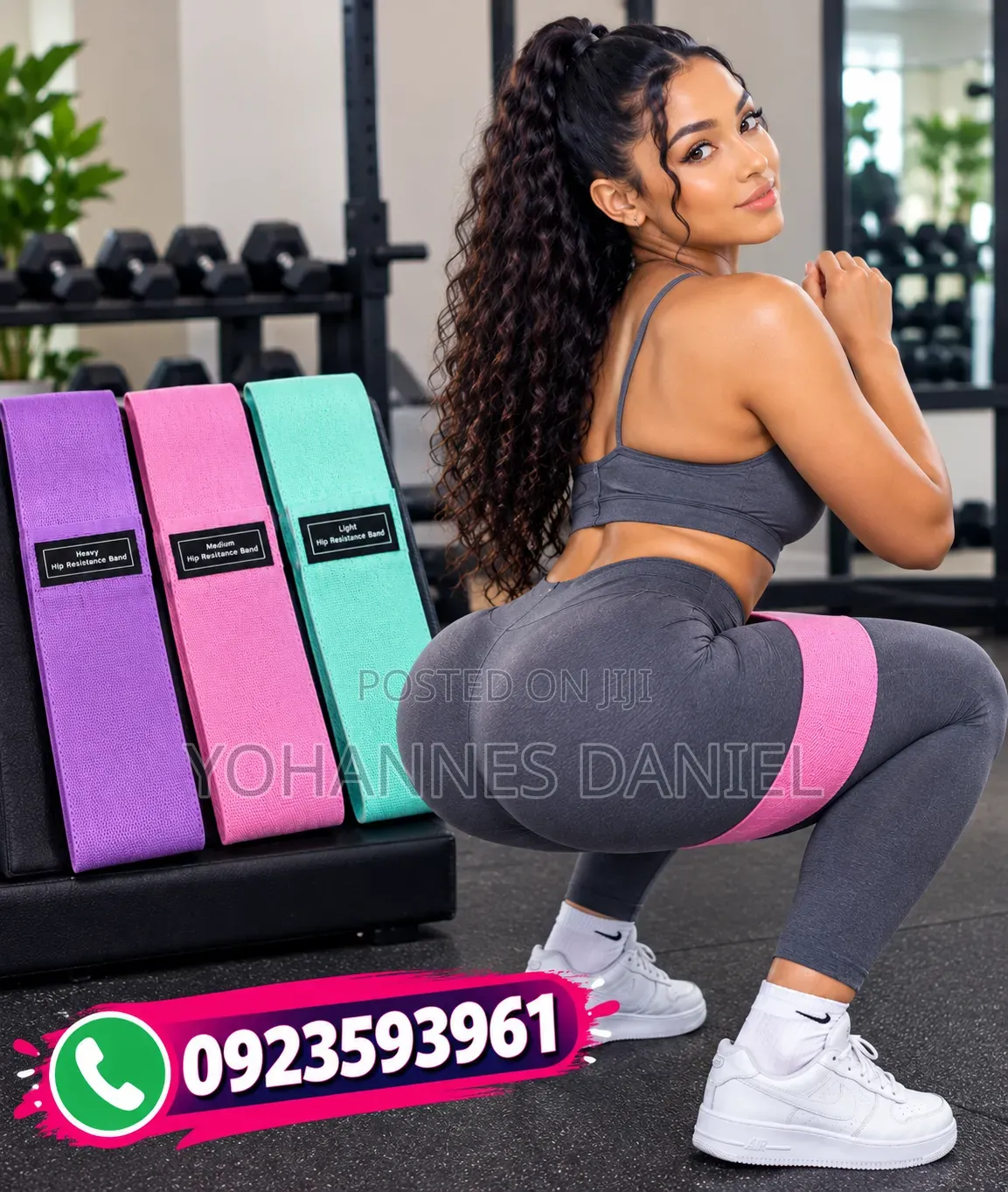3 Set Booty Resistance Band