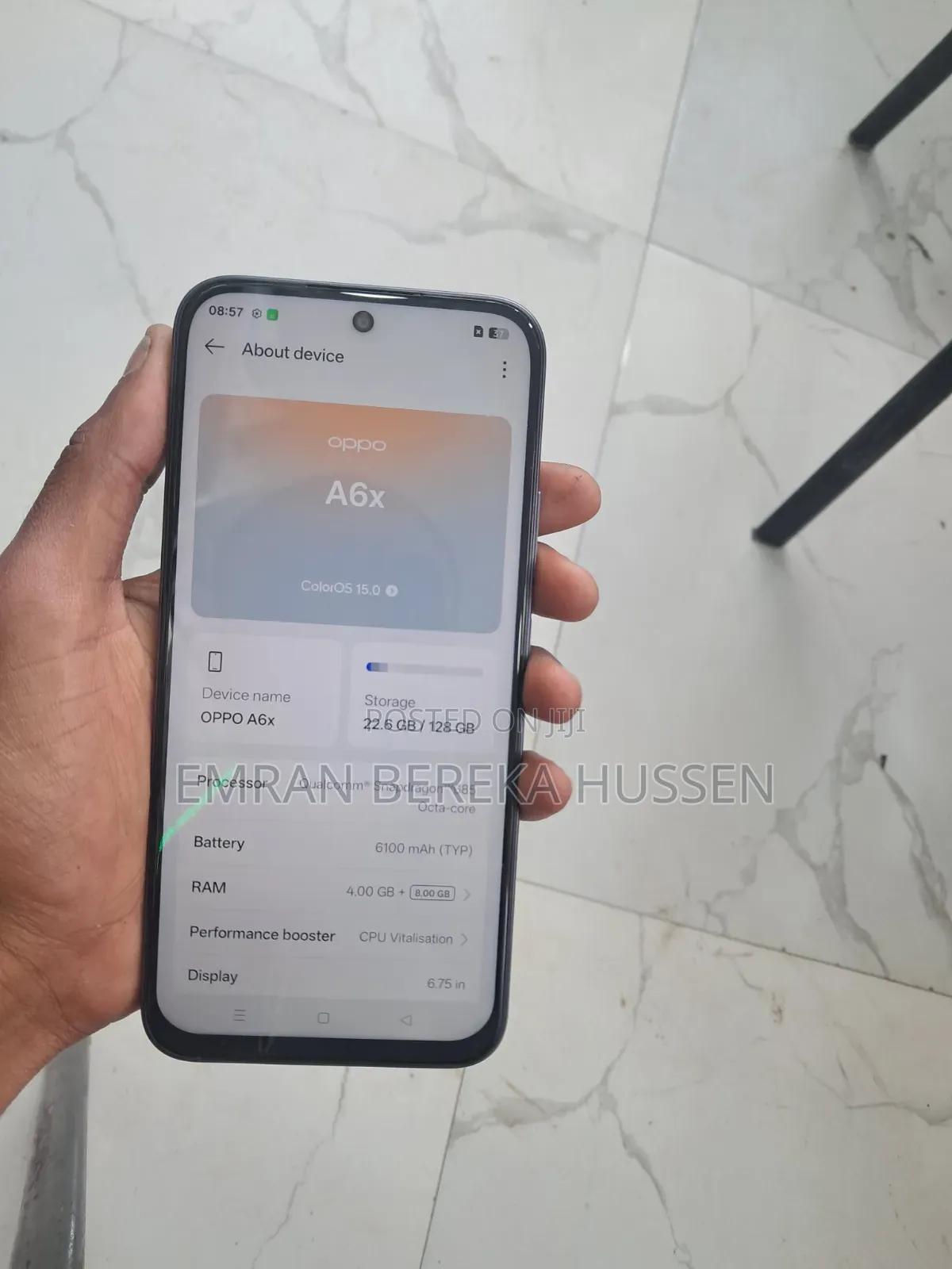 New Oppo A6x 128 GB Purple