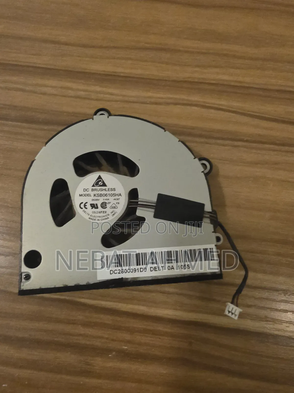 Delta Electronics Laptop CPU Cooling Fan.