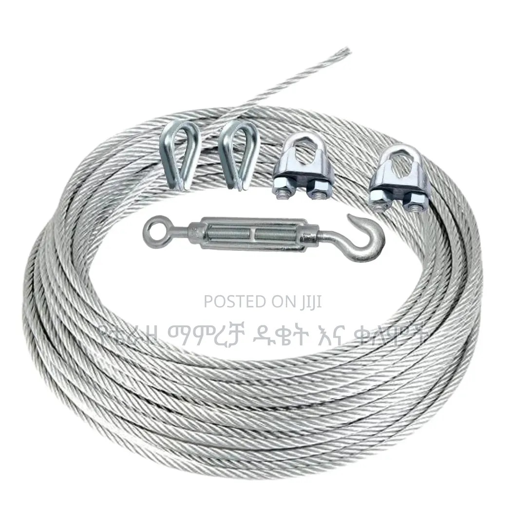 Strong Metal Rope Rubber Coated PVC