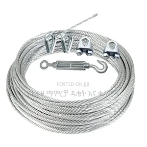 Strong Metal Rope Rubber Coated PVC