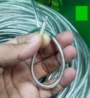Strong Metal Rope Rubber Coated PVC