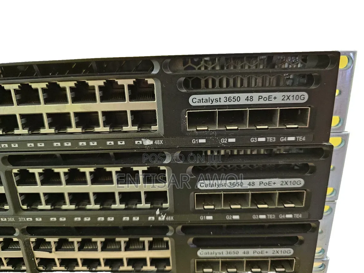 Cisco Catalyst WS-C3650-48PD-L 48 GbE PoE+ 10G Uplinks, Layer 3 Switch