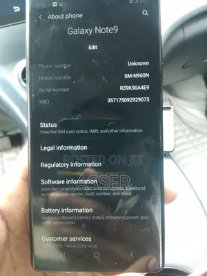 Samsung Galaxy Note 9 128 GB Black
