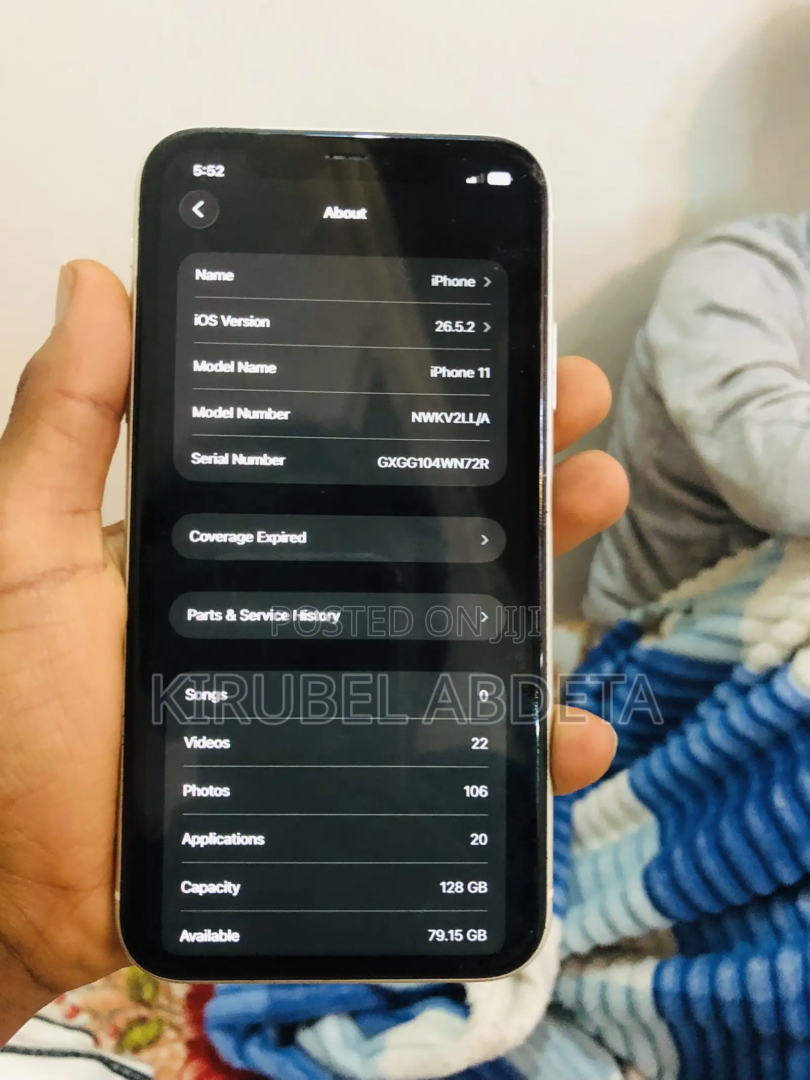 New Apple iPhone 11 128 GB White