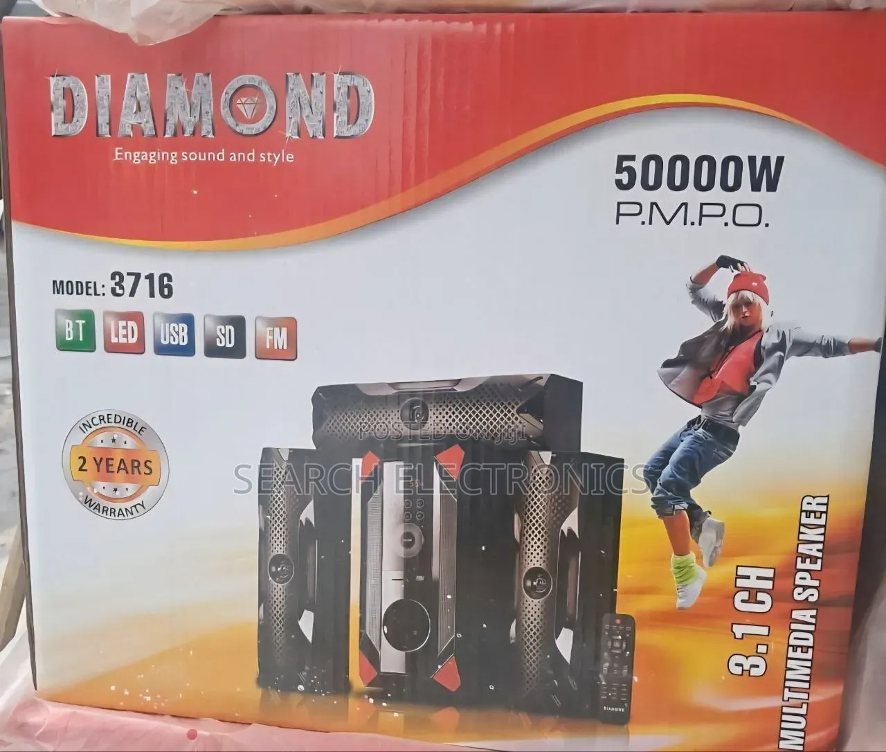 Diamond 3.1 Ch Multimedia Speaker