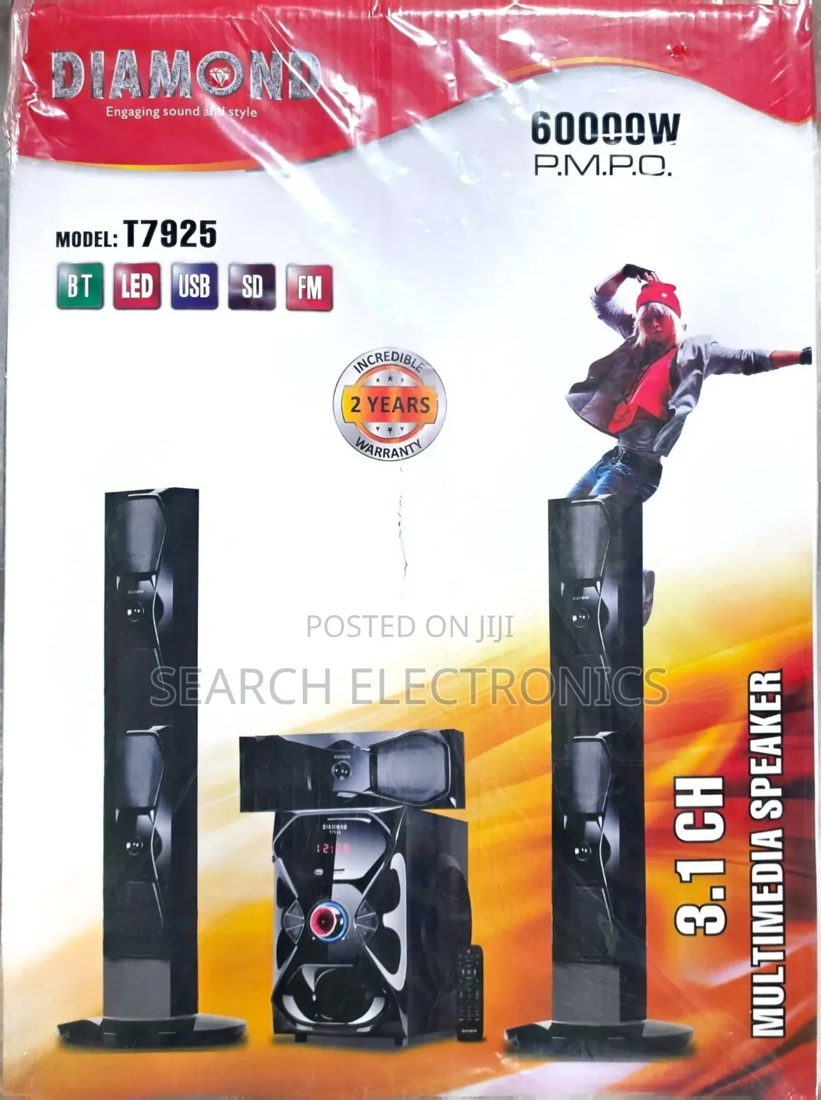 Diamond 3.1 Ch Home Theater Multimedia Speaker